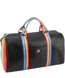 Rainbow Boston Handbag LSD152 BLACK